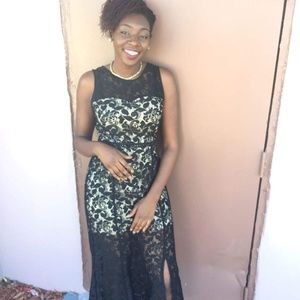 Full Length dress with slit